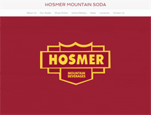 Tablet Screenshot of hosmersoda.com